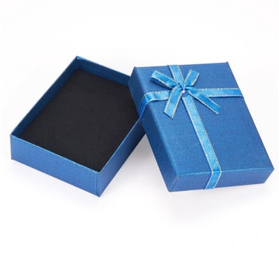 Allecto - Sieraden Dozen - 12Pcs Papier Gift Dozen - Rechthoekige Vorm - Geschikt voor Bruiloft en Verjaardag - Katoen Gevuld - Perfect voor Sieraden