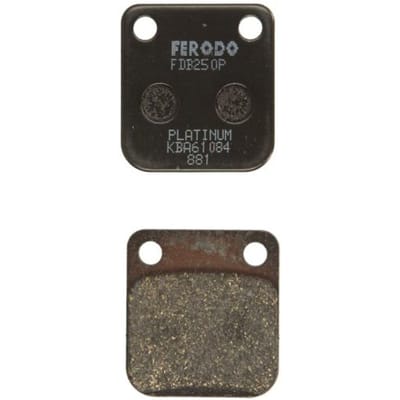 Ferodo Fdb250p Platinum Road Semi-gesinterde Remblokken Transparant