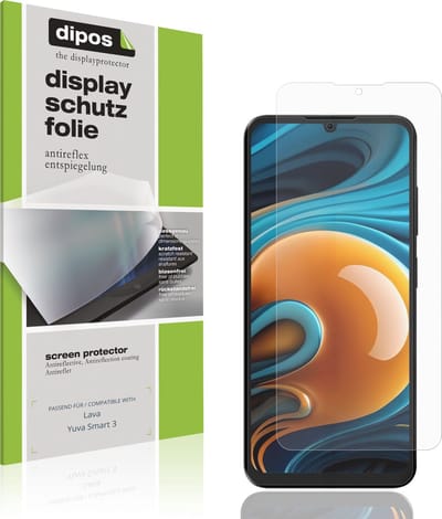 dipos – 4x Matte Beschermfolie geschikt voor Lava Yuva Smart 3 | Krasbestendige & antireflecterende Screenprotector Ultra-Thin