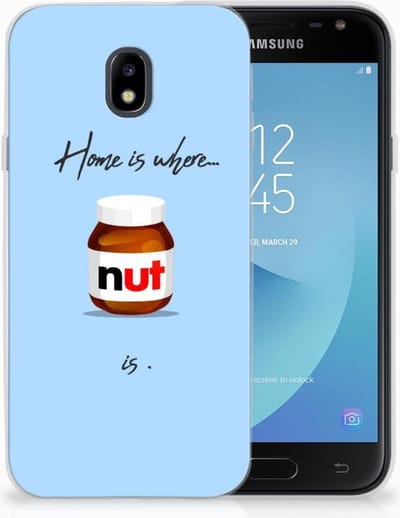 Back Cover voor Samsung Galaxy J3 2017 Siliconen Case Nut Home