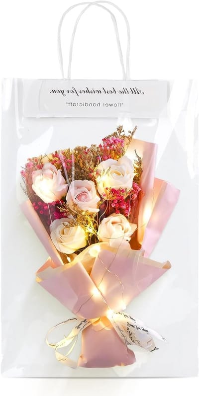 Eternity Rozen met LED Verlichting, Romantisch Geschenk voor Vrouwen, Perfect voor Verjaardagen, Moederdag en Valentijnsdag