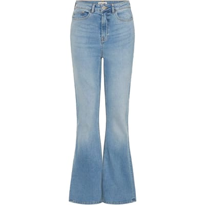 Ichi Jeans Ihtwiggy Flared High Waist 20122437 200343 Light Blue Dames Maat - W28
