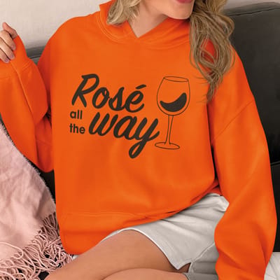 Oranje Koningsdag Hoodie Rose All The Way XS