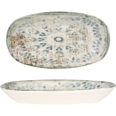Rinart Serveerschaal - Fade - Porselein - 16x9 cm - set van 2