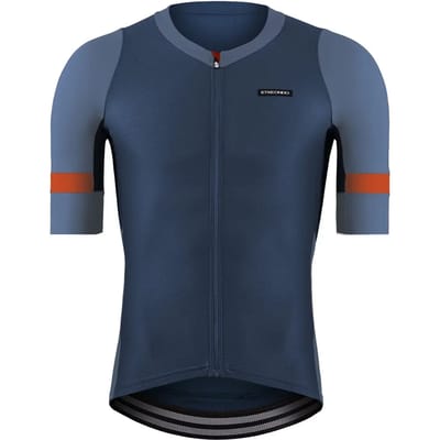 Etxeondo Mendi Korte Mouw Wielertrui Blauw M Man