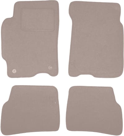 Beige veloursmatten voor: Mazda 626 V GF stationwagen, liftback, sedan (1997-2002)