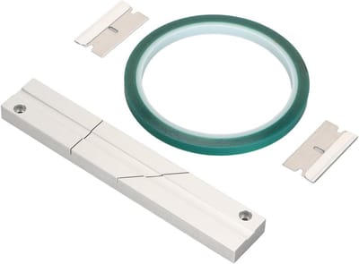 Professionele Reparatieset voor Cassettebanden met Leidingband en 2 Snijbladen voor 1/4 Inch Open Spoel Band Media
