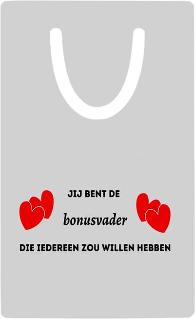Hacebo® - jij bent de bonusvader die iedereen zou willen hebben metalen boekenlegger - Vader - geweldige bonusvader - liefste bonusvader - verjaardag - cadeau - kado - bedankje - geschenk Bladwijzer boekenleggers - 7.6 cm x 5cm