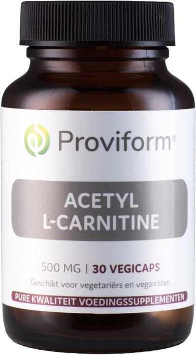 Proviform Acetyl L-Carnitine - 500 - 30 V-Capsules – Voedingssupplement