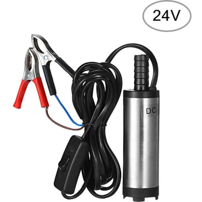 DC 12 V/24 V Dompelpomp voor het verpompen van dieselolie Water 38 mm Waterolie Dieselbrandstofoverdrachtpomp 24V