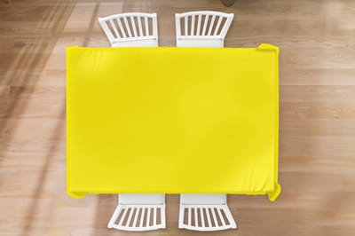 Tafelkleed - Tafellaken - 200x130 cm - Geel - Citroen - Neon - Kleuren - Binnen en Buiten