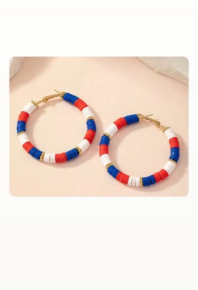 Akyol - Oorhangers – gekleurde oorhangers – oorbellen – hang oorbellen - koningsdag - oorbellen gekleurde - festival – gekleurde oorbellen – gekleurde hang oorbellen – cadeau voor vriendin – bohemian -festival oorbellen - bohemian sieraden -bohemian