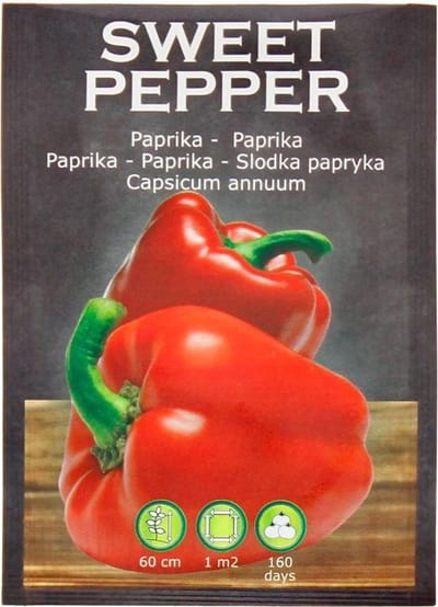 Sweet peper - Paprika zaadjes 2 stuks