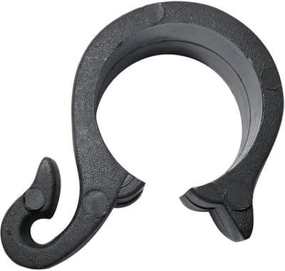 Dailygoods- Ophanghaken Set van 50 - Kunststof Haak voor Druppelbewateringsslang Ø20mm - Tuingereedschap - Zelfklevend - Zonder Boren - Lichtgewicht - Bewateringshaken