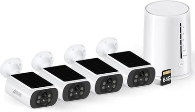 Bewakingscamera set - Buiten camera - Veilige woning - Geen abonnementskosten - 4MP FHD - Zwart