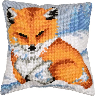 Vervaco - Kruissteekkussen kit - 40 x 40cm - Klein vosje - PN-0203146