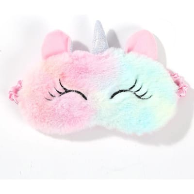 Cartoon Eenhoorn Anime Slaapmasker voor Kinderen Schattige Blinddoeken Reizen Slaap Oogband Schaduw Rust Ooglapje Cadeau