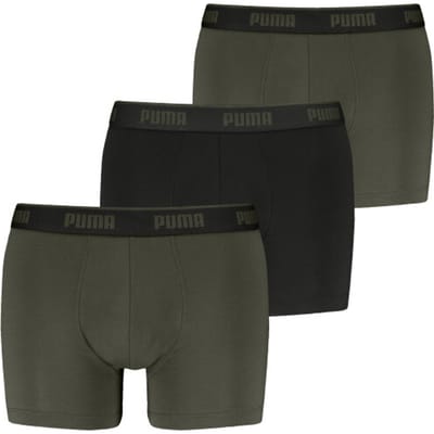 Heren Boxershort 3-pak - Everyday heren katoenen onderbroeken - Onderbroeken - L - Zwart
