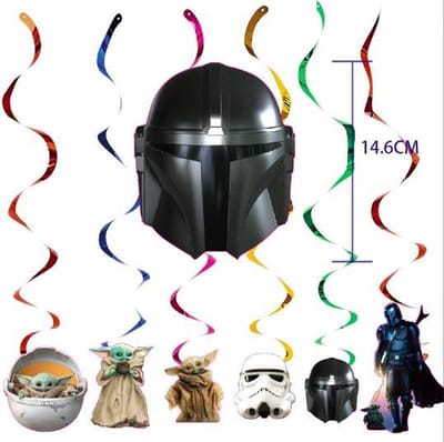 ProductGoods - StarWars Feestdecoratie - Slingers - Plafond Feestdecoratie - Kinderfeestje - Kinderfeestje Decoratie - StarWars