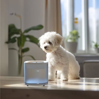 Drinkfontein voor huisdieren Water fontein Waterdispenser Waterautomaat Drinkbakken1.8L voor huisdieren konijnen honden katten-P1