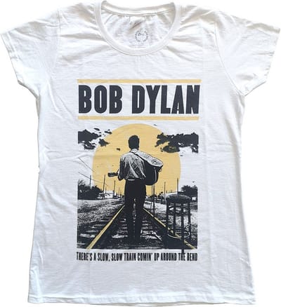 Bob Dylan - Slow Train Dames T-shirt - XS - Wit