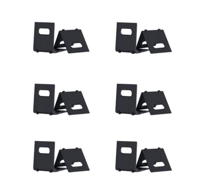 200x Kunststof Hoekbeschermers voor Spanbanden - Zwart & Verstevigd - Anti-slip Beschermhoeken met Gaten voor Verhuisdozen en Meubels-4cm