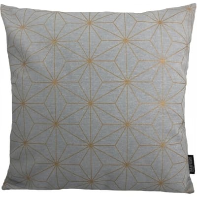 Gek op kussens! Sierkussen nadal grey/gold | 45 x 45 cm | katoen/polyester