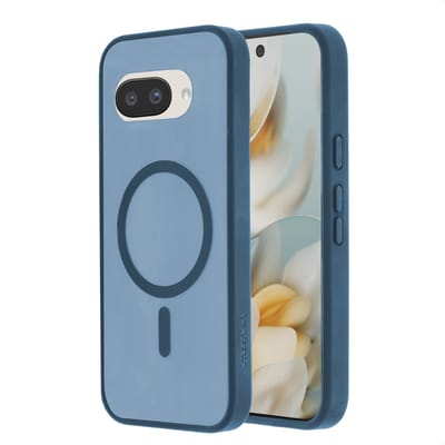 imoshion Hoesje - Geschikt voor Google Pixel 9a - Color Guard Backcover met Magnetische Ring - Donkerblauw