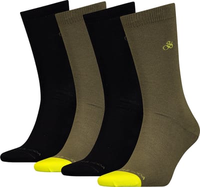 SOKKEN 4 PACK Scotch & Soda Klassieke zakelijke herensokken