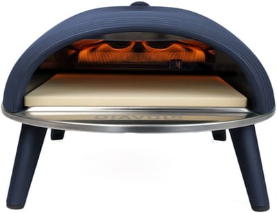 DeliVita Diavolo Navy Blue Pizzaoven - Gasgestookte Pizza Oven - Portable & Inklapbaar - Complete Startklare Set
