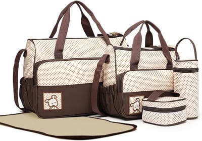 Luierrugzak Set - Baby Mom Tas - Organiseren Baby Spullen - 5 Delige Set - 1 kg - Niet gespecificeerd