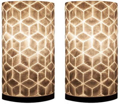 Tafellamp Cube 30cm 2 Stuks E14 Fitting