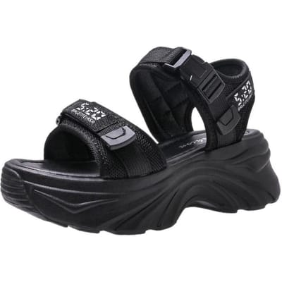 Rimocy Mode Platformsandalen voor Dames Zomer Dikke Zool Dames Wandelsandalen Chunky Antislip Strand Schoenen Vrouw 38