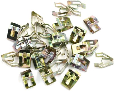 Dailygoods- Metalen Clip Set van 25 Stuks - Duurzaam - Klinknagels voor Leer - Holnieten - Geschikt voor Auto - Eenvoudige Installatie