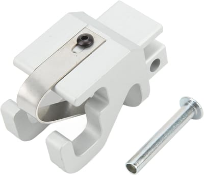Luifel Spantklauw - Onderste Klauw - Camper Luifel - Gesatineerd Aluminium - 7x6x4 cm - Zwart