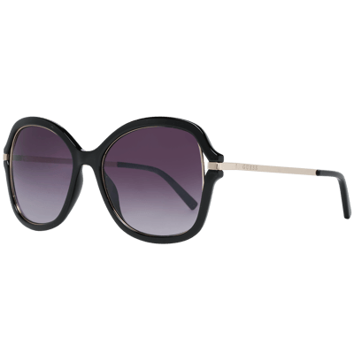 Guess - GF0352 - Zonnebril - Dames - Zwart en Goudkleurig - Paarse lens