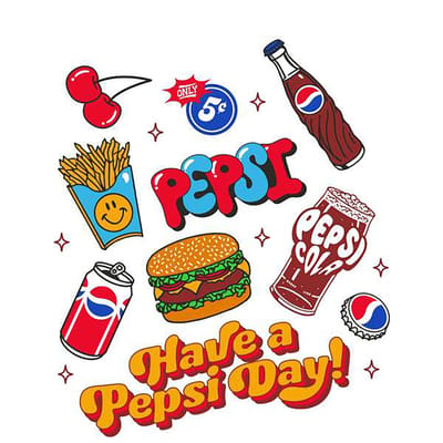 Pepsi Co. Have A Pepsi Day! Men's T-Shirt - White - XXL
