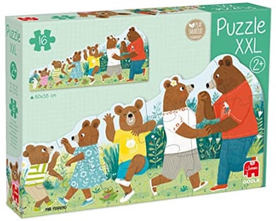 XXL Puzzel Beer Familie - 16-delige Kartonnen Puzzel