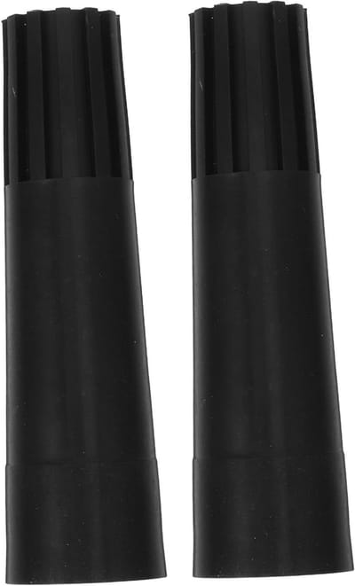 Telescoopstang Adapter - Verlengstuk Bezemsteel - Schoonmaak Werk - Schroefdraad Verbinding - 2 Sets - Zwart