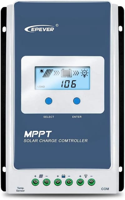 MPPT Solar Laadregelaar 20A - 12V/24V Automatische Systeemdetectie - Hoge Efficiëntie