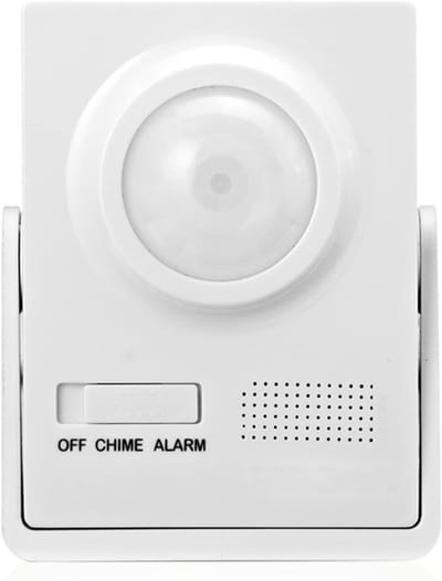 Inductie Deurbel - Draadloze Sensor - Welkom Melding - Instelbaar Volume - 32 Melodieën - Wit