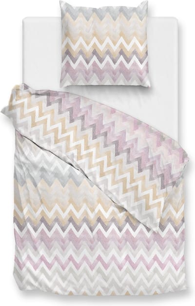 Zohome Lini Dekbedovertrek - Eenpersoons - Flanel - 140x200-220cm - Multi