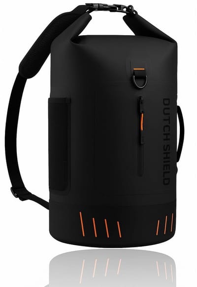 Waterdichte Drybag 30 Liter – Dry Bag Rugzak – Plunjezak - Droogtas - Strandtas – Trekking, Outdoor & Watersport - Zwart