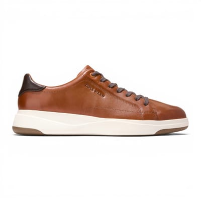 Cole Haan GrandPro Luxe Mile Trainer voor heren bruine leren sneakers - C42753