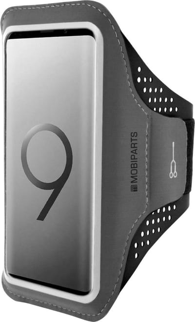 Hardloop Sportarmband geschikt voor Samsung Galaxy S9 - Zwart - Mobiparts