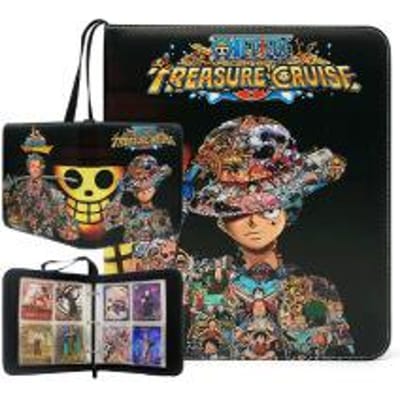 400 stuks One Piece Fotoalbum Boek Kaarthouder Familie Brief Visitekaarthouder Verzameling Ritszak Schattig Speelgoed voor Volwassenen Kinderen Cadeaus