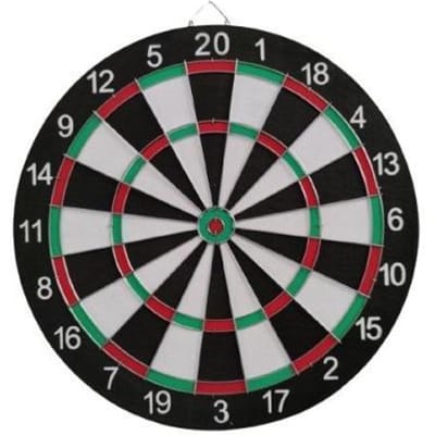 Dartsboard 43cm met 6 darts 18 gram