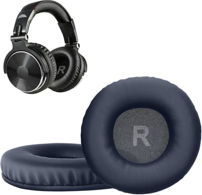 kwmobile 2x oorkussens geschikt voor OneOdio Pro 10 / Pro M / Pro C - Earpads voor koptelefoon in donkerblauw