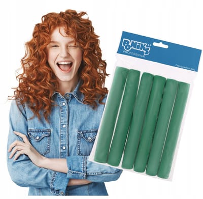 Poniks Zeer Dikke Haarrollers Krullen Golven Papilotten 22mm GROOT XXL 6 Stuks 18cm