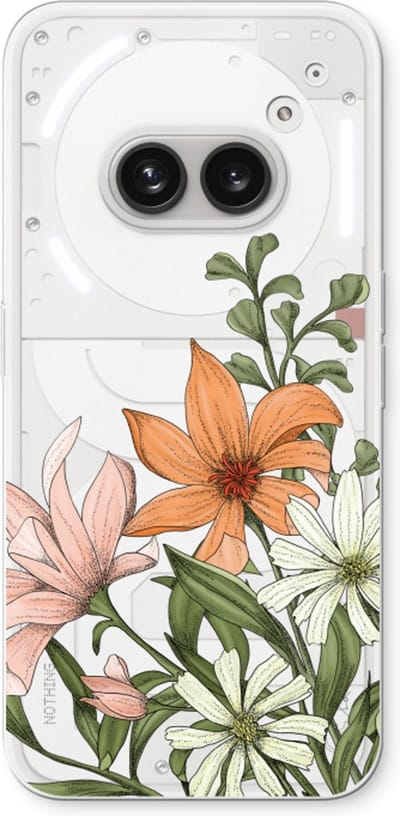 Case Company® - Hoesje geschikt voor Nothing Phone (2a) hoesje - Floral bouquet - Soft Cover Telefoonhoesje - Bescherming aan alle Kanten en Schermrand